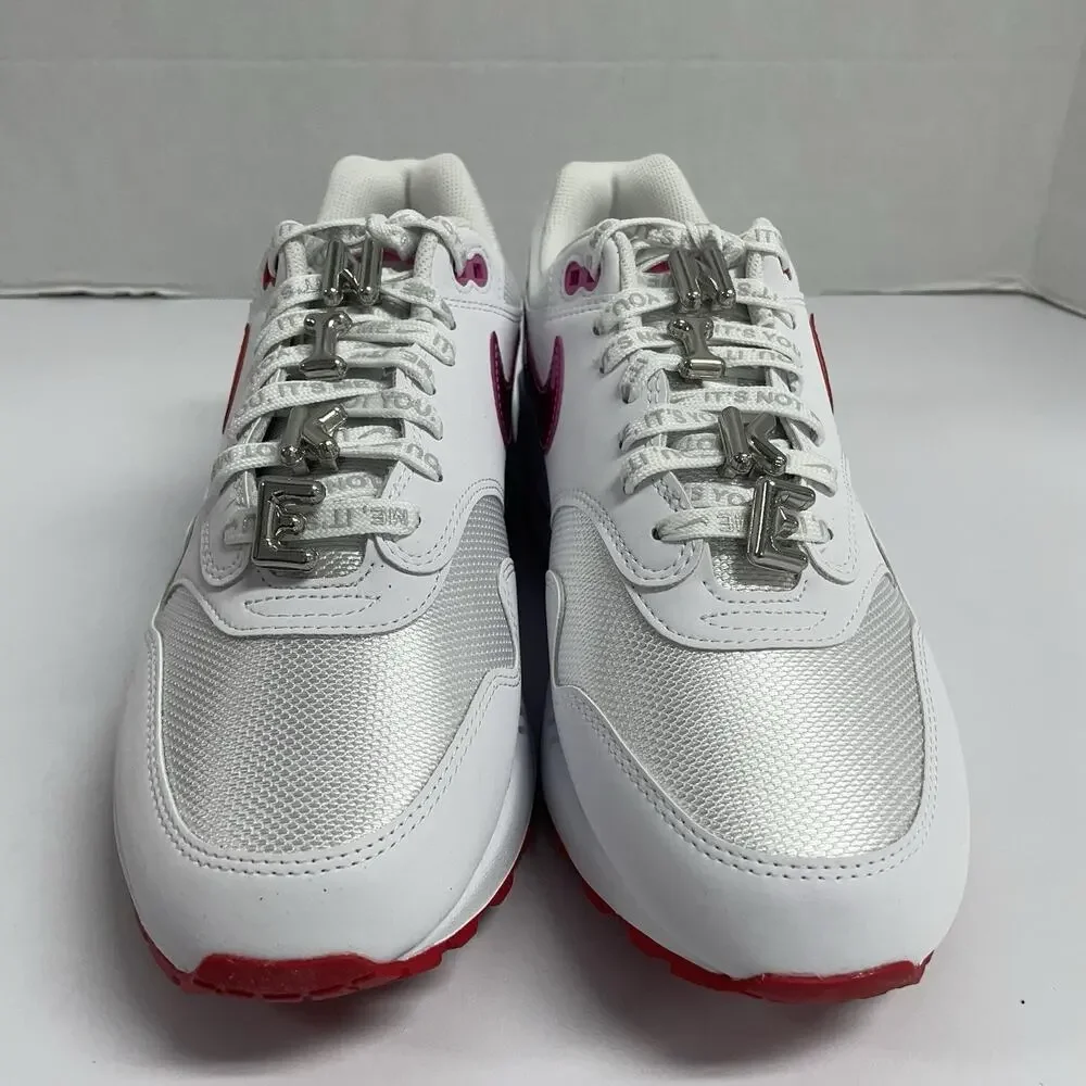 Nike Air Max 1 Premium Valentine’s Day Pack White HV2303 100 Size 11.5 Men Red